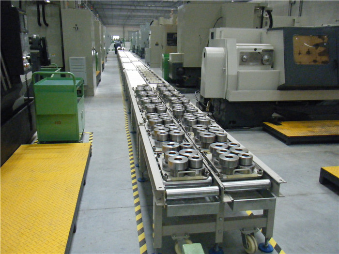 汽车配件滚筒输送线