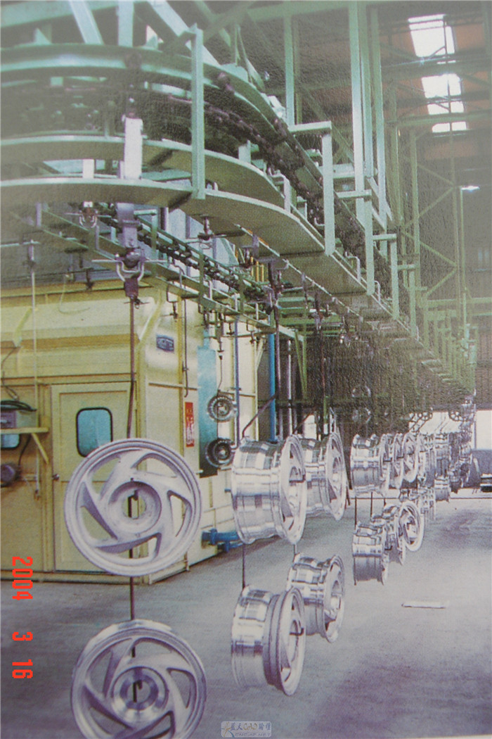 轮毂喷涂烘干线